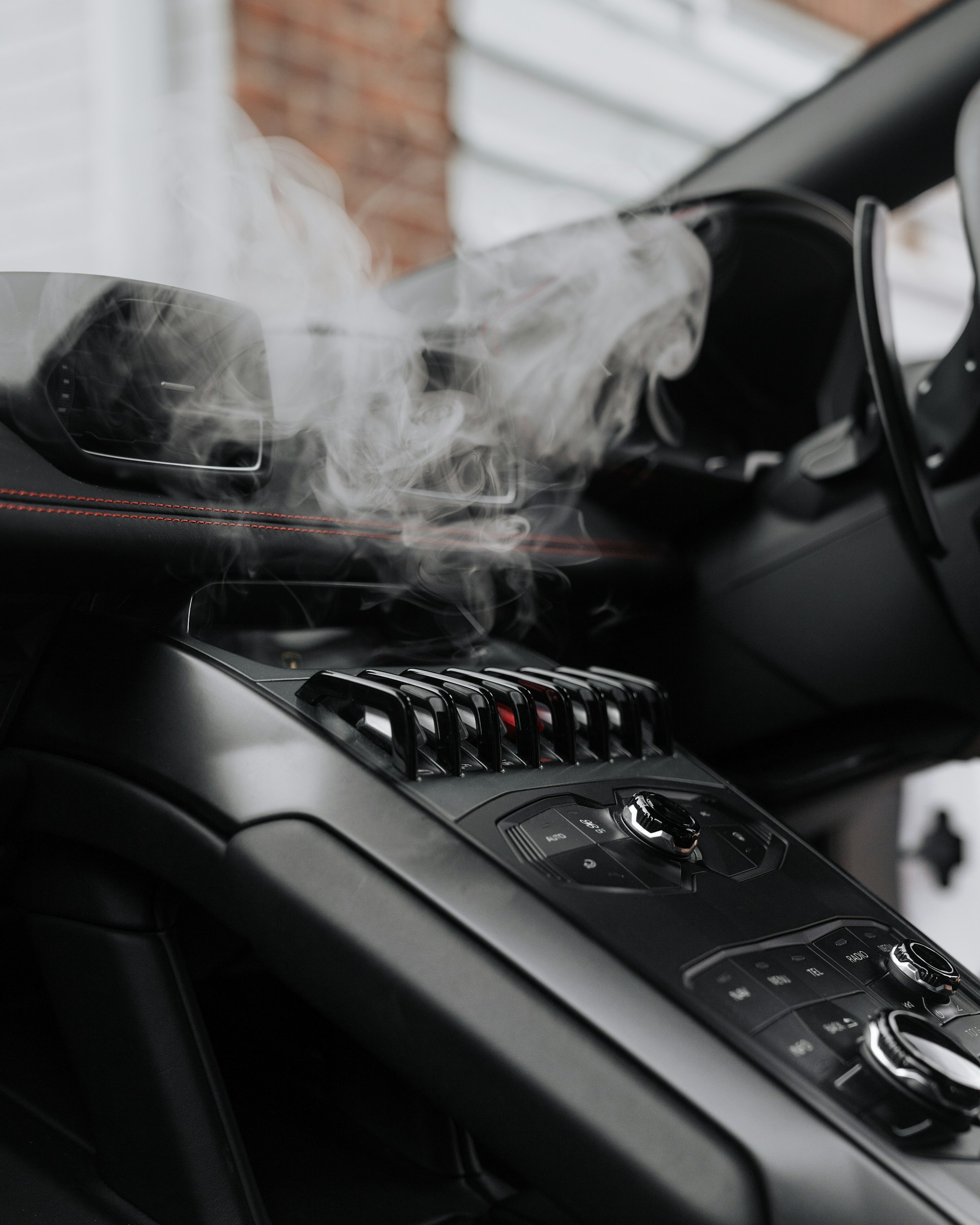 car interior steam cleaning