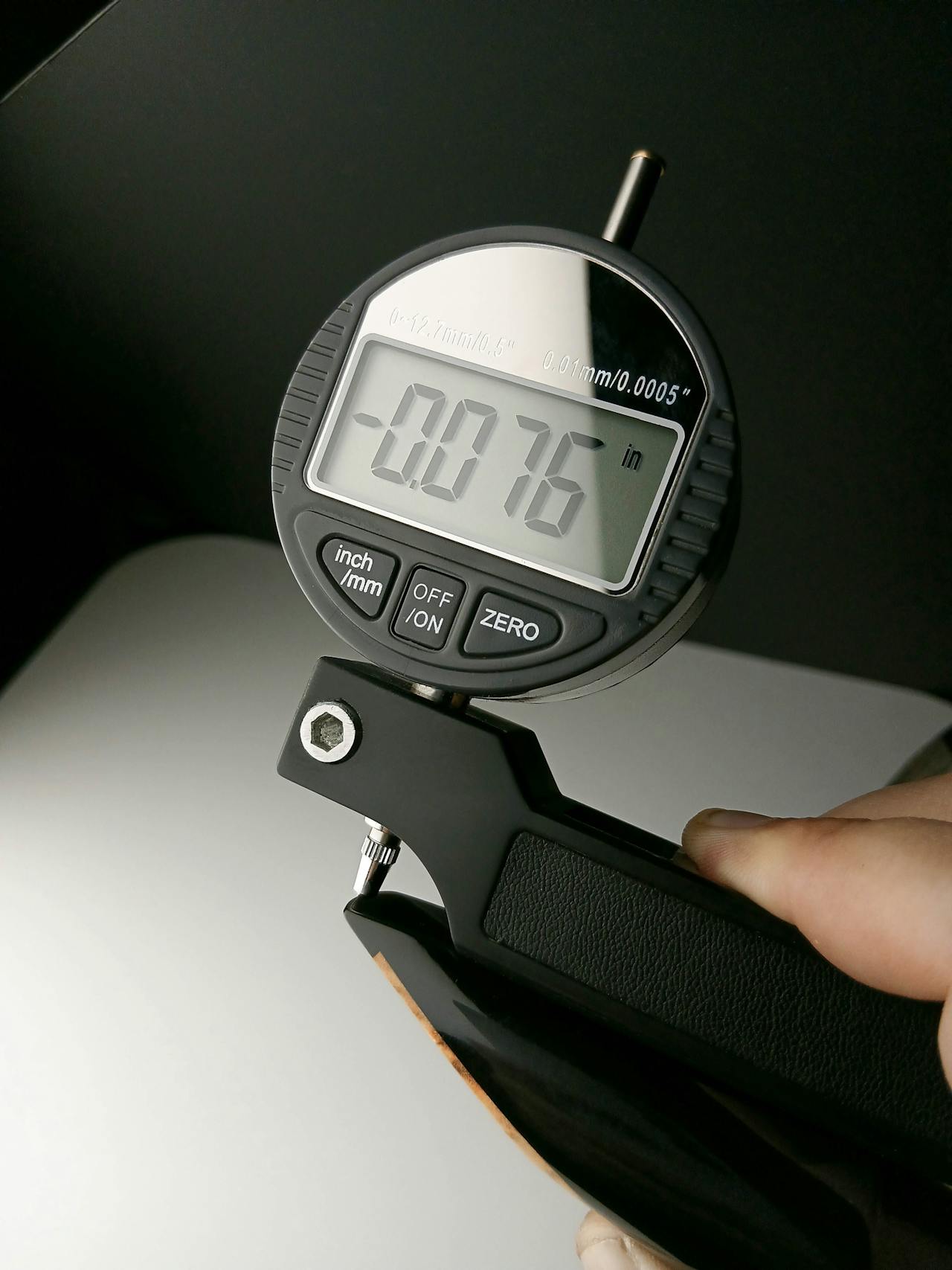 Measuring car paint before paint correction